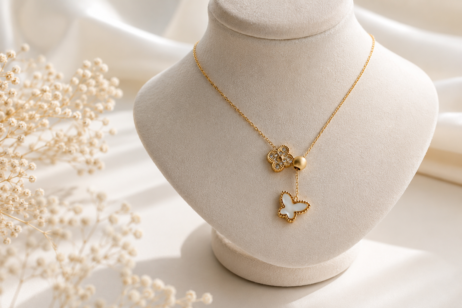 Tia butterfly pendant