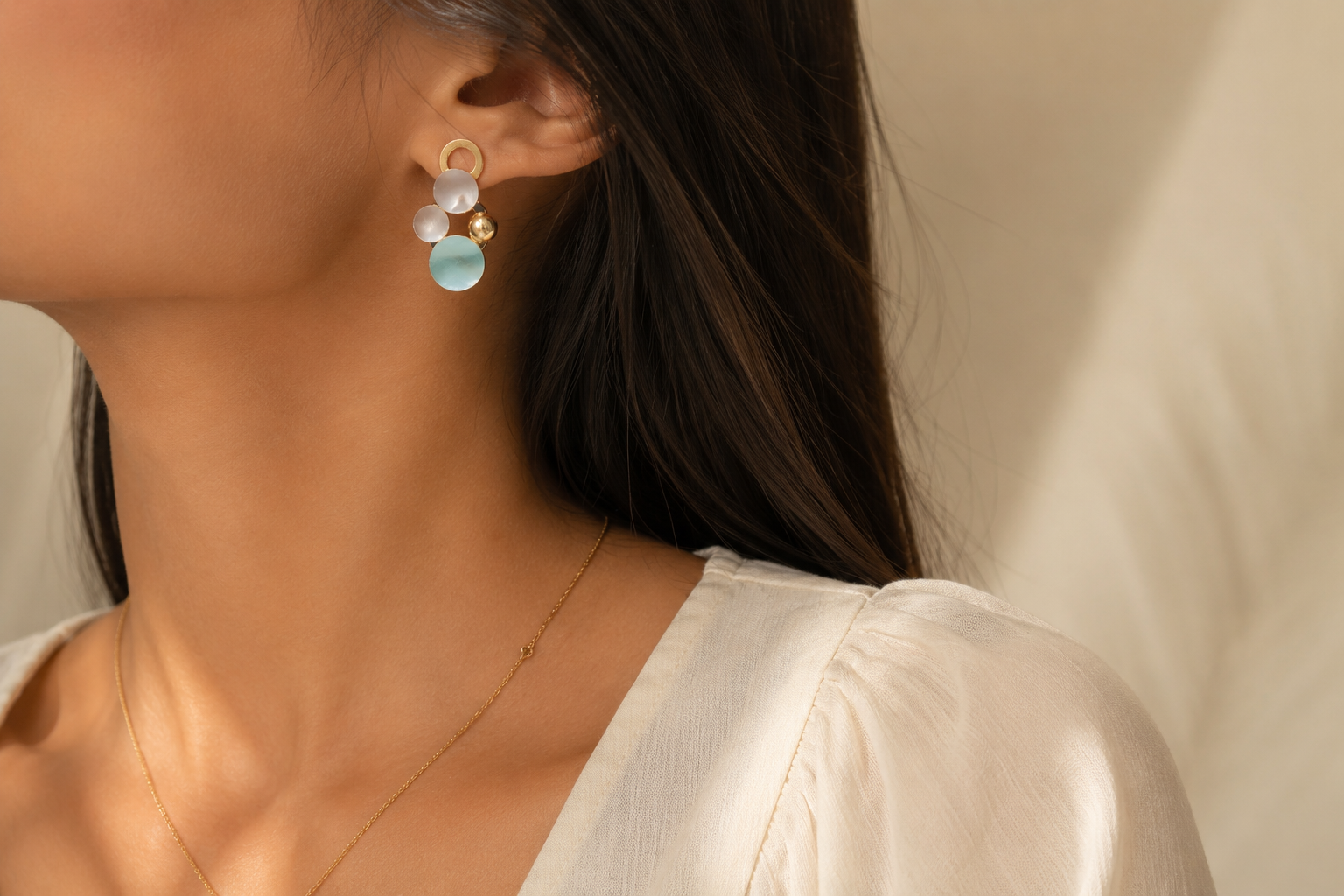 Ovi pastel earrings