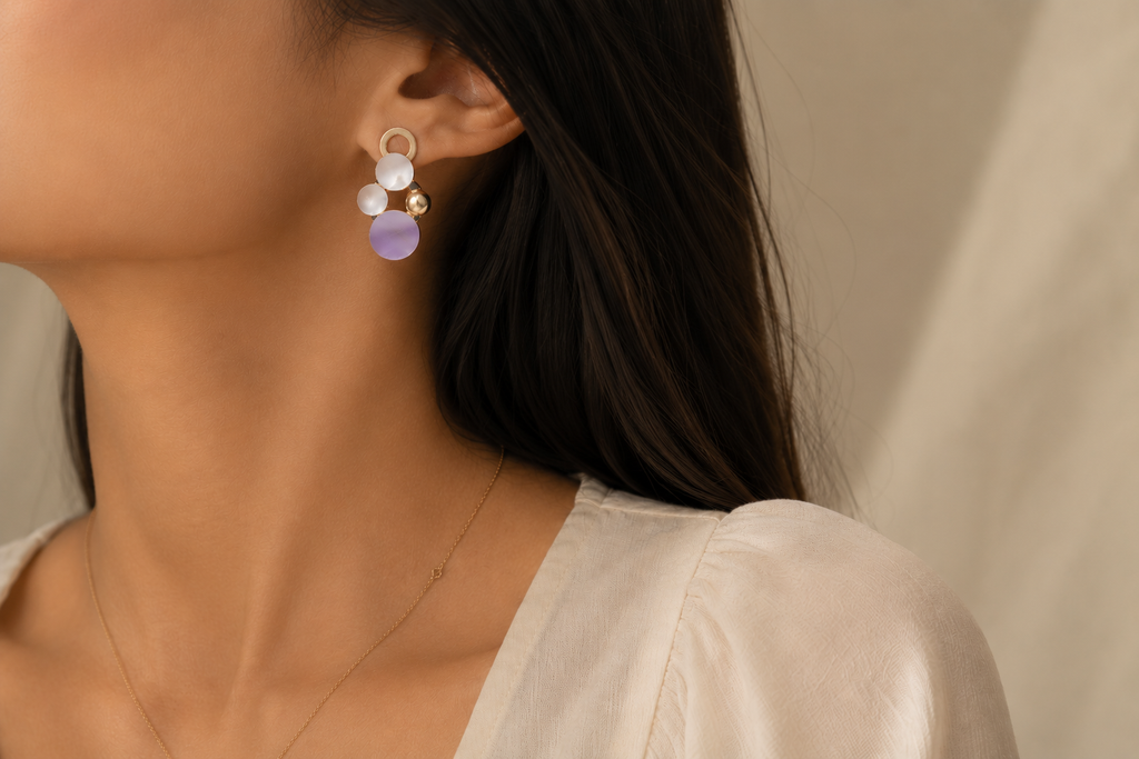Ovi pastel earrings