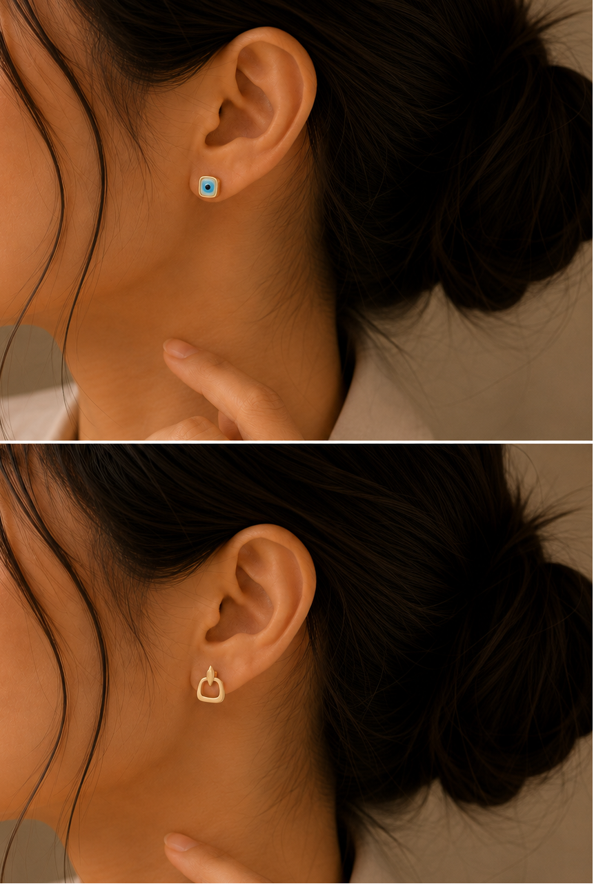 Mira trio stud set