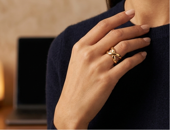 Xena adjustable ring