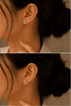 Mira trio stud set - avantara